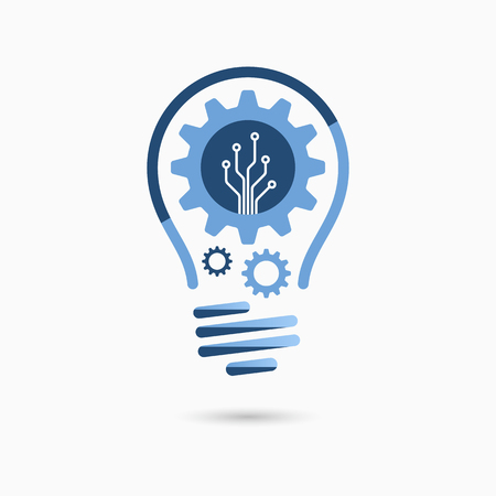 Light bulb idea icon. Light bulb sign, light bulb symbol. Business idea concept.のイラスト素材