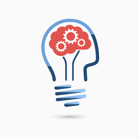 Light bulb idea icon. Light bulb sign, light bulb symbol. Business idea concept.のイラスト素材
