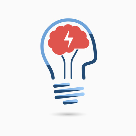 Light bulb idea icon. Light bulb sign, light bulb symbol. Business idea concept.のイラスト素材