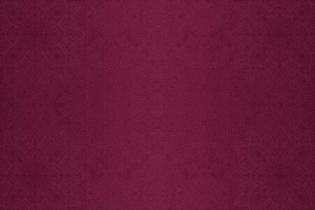 Beautiful illustration with abstract linear seamless pattern on the purple backgroundのイラスト素材