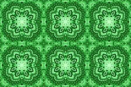 Beautiful green web background for saint Patricks day with abstract seamless floral pattern with clover leavesのイラスト素材