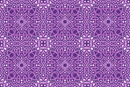 Beautiful violet web background with abstract seamless tile pattern