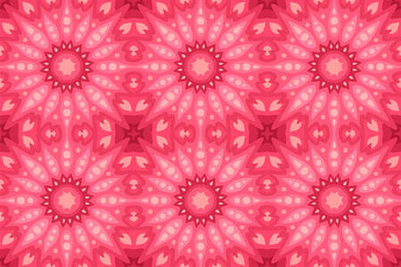 Beautiful pink background with abstract seamless tile pattern