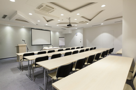 Modern lecture roomの写真素材