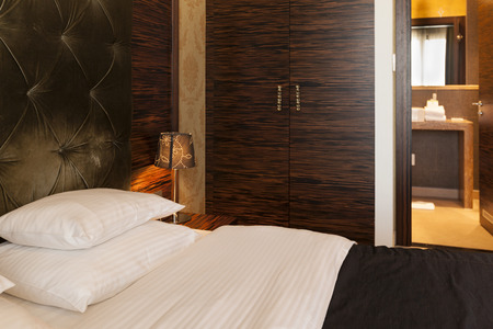 Luxury hotel room interiorの写真素材