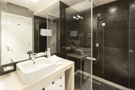 Modern bathroom interiorの写真素材