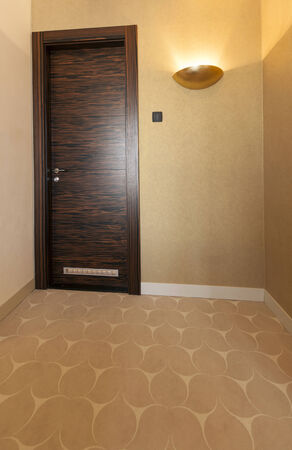 Elegant bathroom doorの写真素材