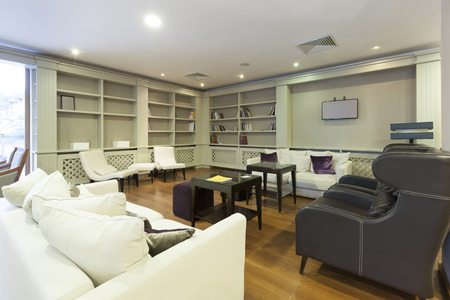 Modern lobby interiorの写真素材