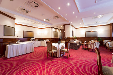 Hotel restaurant interiorの写真素材