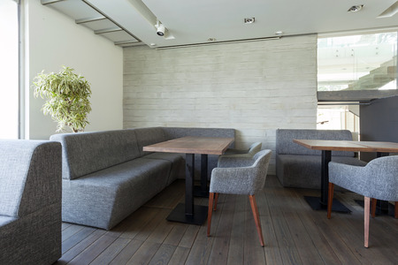 Elegant cafe interior