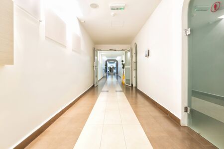 Corridor in a modern spa