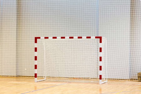 Goal in  a multipurpose sport hallの写真素材
