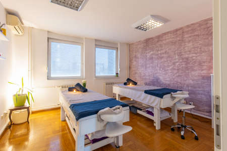 Interior of a anti cellulite massage centerの写真素材