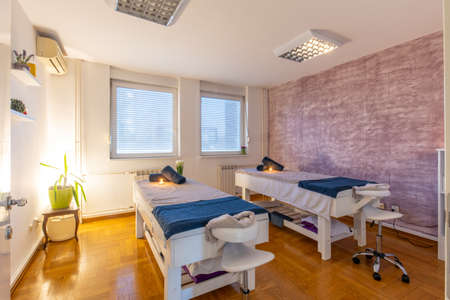 Interior of a anti cellulite massage centerの写真素材
