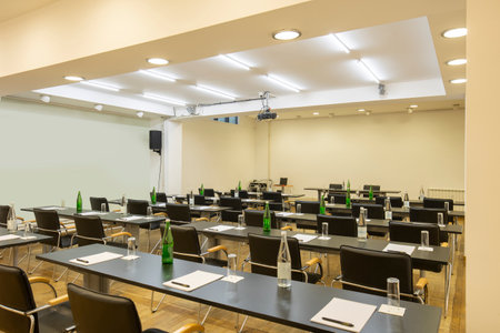 Interior of a conference roomの写真素材