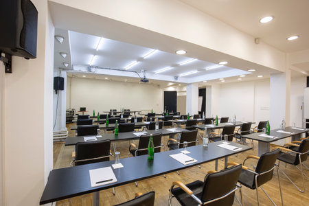 Interior of a conference roomの写真素材