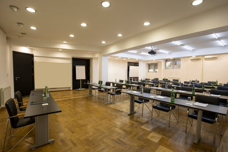 Interior of a conference roomの写真素材
