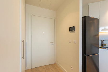 Entrance corridor interior with closetの写真素材