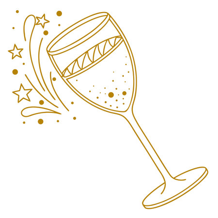 champagne glass drink icon vector illustration design vector illustration graphic designのイラスト素材