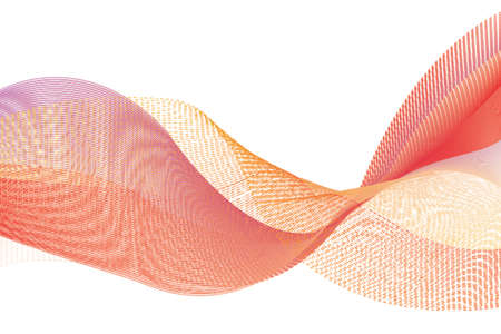 abstract wave backgroundのイラスト素材