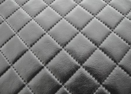 Black leather backgroundの写真素材