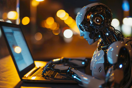 A Robot Writer in Actionの素材