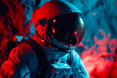 Astronaut Capturing the Beauty of Spaceの素材