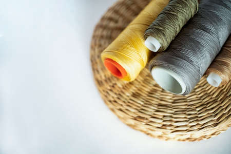 Natural waxed strong twine for leather craft