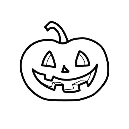 Crazy pumpkin vector iconのイラスト素材