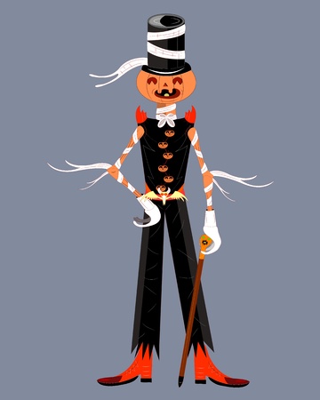 Jack the Pumpkin Head.のイラスト素材