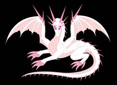 Dragon albinoのイラスト素材