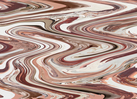 Abstract ocean ink ART. Natural luxury. Style incorporates the swirls of marble or the ripples of agate.の写真素材