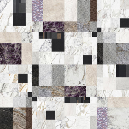 Abstract random colorful shapes. Color geometric background. Decorative design elements.の写真素材