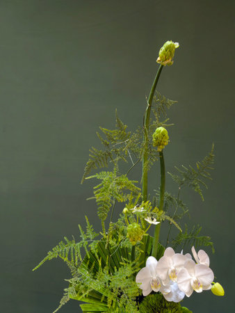 Rich and colorful variety of wild natural flowers for home decoration.の写真素材