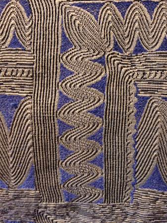 A Vintage Style Traditional Motifs ethnic Retro style in silk for home decoration or fashionの写真素材