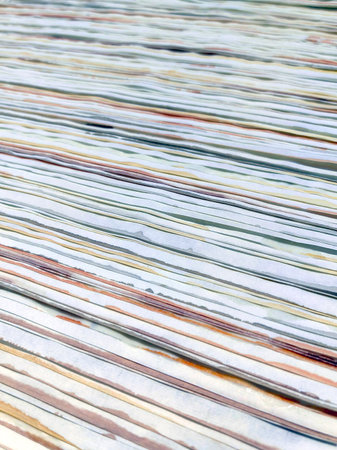 Colored Palette Arts and Crafts Paper.Colored paper selection set for arts and crafts.の写真素材