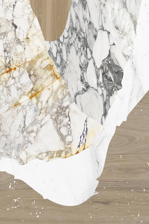Modern marble mosaic, abstract geometry, art deco wallpaper, artificial stone texture, geometrical fashion marbling illustration.の写真素材