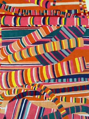 Pop art color background. Memphis pattern of geometric shapes for tissue and postcards.