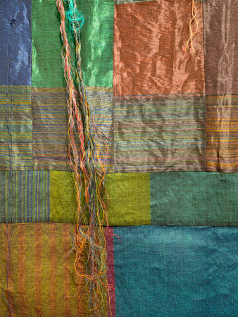 Vintage Silk Grunge Bohemian Tapestry Scrapbook Background. A rich, textural background for...