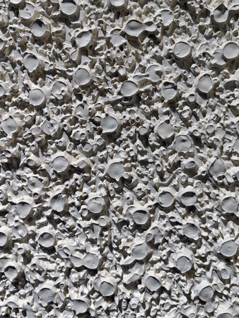 Close up of a geometric lines or dots texture in white and light colors.の写真素材