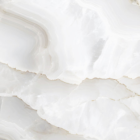 A refined white onyx agatha marble background featuring soft veining, translucent layers, and natural elegance, perfect for luxury designs, interiors, branding, and modern visual compositions.の写真素材