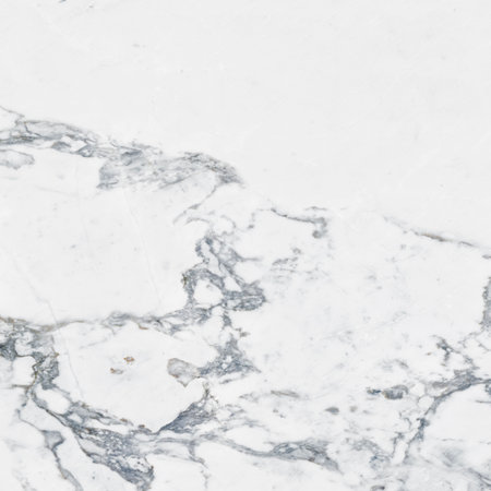 Elegant white marble background with subtle natural veins, ideal for minimalist design, architectural presentations, product mockups, and high-end visual compositions.の写真素材