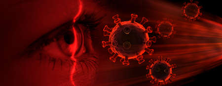 exposed to corona virus concept