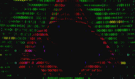 Cyber Security concept  dark web hooded hacker
