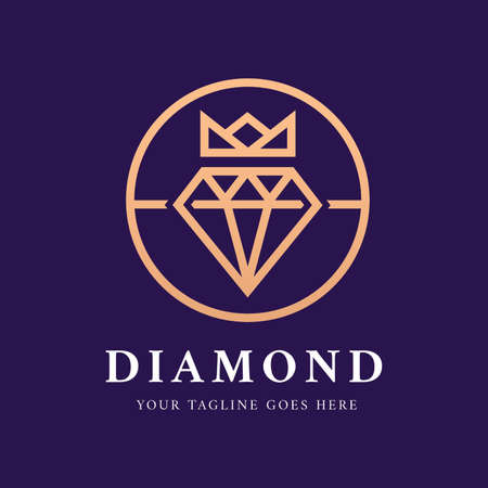 Diamond King design templateのイラスト素材