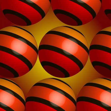 Three-dimensional balls backgroundのイラスト素材