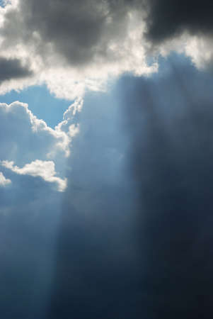 Sun rays after storm