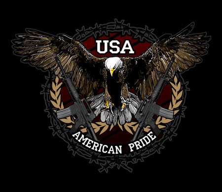 american army vector template for designのイラスト素材