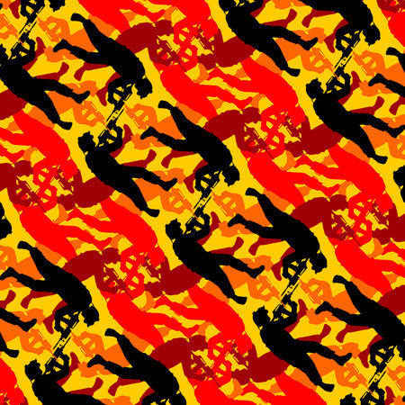 army pattern vector template for graphic designのイラスト素材
