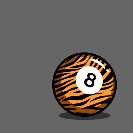 billiard ball vector template for graphic design needsのイラスト素材